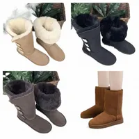 women ultra mini snow boots slipper Warm Boots Suede Shoes Classical Short Miniwomen Keep Man Womens Plush Casual Chestnut Grey 2022 e3um#