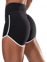 Women039s Workout Shorts Scrunch Booty Gym Yoga Pants MiddleHigh Waist BuLifting Sports Leggings3216271