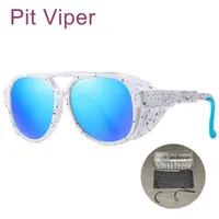 Utomhus Eyewear Pit Viper Vuxen UV400 Vintage Solglas￶gon M￤n kvinnor Retro Sun Glasses Steampunk Goggles Sport Running Fishing 221124