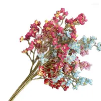Dekorativa blommor One Silk Apple Blossom Flower Branch Begonia Sakura Stam For Event Wedding Tree Decoration Artificial