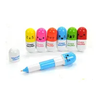 Ballpoint Pens Pill Ballpoint Pen Office Cute School Supplies Stationery Ball Set Accessories Drop Delivery Business Industrial Writi Dhers