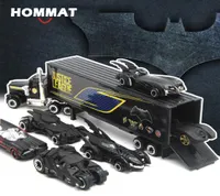 Hommat Weels 164 Scale Wheel Track Batman Batmobile Model Car Alloy Diecasts Brinquedos de veículos de brinquedo para crianças LJ2009308771034