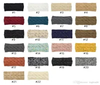 DHL 22 Knitted Hairband Crochet Headband Knit Winter Head Wrap Style Headwrap Ear Warmer Headwear Cap Hair Accessories7277501