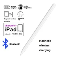 Bluetooth 터치 틸트 압력 감지가있는 스타일러스 펜 Apple iPad Pencil 2 iPad Pro 11 12.9 3rd, Air 4th, 5th 6th 7 8th 9 세대의 실수 방지 자기 실수