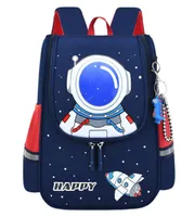 Children 3D Cartoon School Bag For Boys Astronaut Printing Backpack Kids Lightweight Waterproof Bookbag Girl Student Bagpack 220211204433