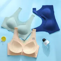 Sex bra 1 2PCS 3PCS Bras Women Seamless Wireless Ultra Thin Bra Breathable Sleep Bralette Vest Underwear Plus Size M-4XL Lingerie BH
