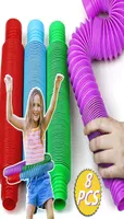 100 Pcs Kids Relieve Relief Educational Antistress Fidget Squeeze Mini Pop Tubes Whole Sensory anti stress Toys Gifts1769482