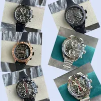 XF Montre de luxe diamond watch men watches 43mm 2824 chronograph mechanical movement Ceramic ring Steel case Wristwatches