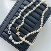 Designer necklace vivian Empress Dowager saturn pearl Love Simple and Versatile in Summer; High class Tidy Collar Chain