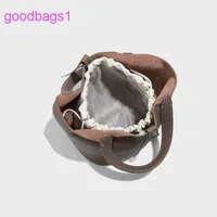 Picotin Lock Bag For Women Shop en línea 2022 Autumn New Women's Leather Shopping Bag Simple One Shouln Bold Bag Large Capac Y75x
