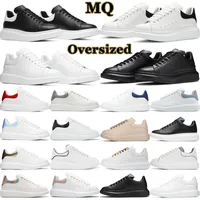 Designer baskets surdimensionnées Chaussures décontractées de luxe Men des hommes tout blanc noir en cuir noir en cuir beige bleu gris rouge mens de mode