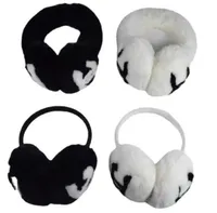 Gift Set oormuffs Classic Winter Earmuffs vrouwelijk konijn fleece mode modeontwerper warme pluche pluche