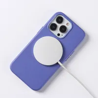 Lederen hoesje met mag veilig voor iPhone 14 13 12 Pro Max 13 Mini Case draadloos opladen magnetische hoes Coque