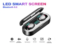 TWS Wireless Earbuds Earphone V 50 Bluetooth Stereo Inear Mini Headphone Fit For Iphone IOS Android Cell Phone Microphone USB Ch7983912