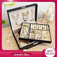 Jewelry Boxes New Simple Multifunctional Storage Botes Bijoux Organ J220823