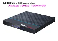 T95 MAX PLUS Android TV BOX Amlogic S905X3 4GB 64GB 24G 5G Dual Wifi BT40 8K Set top stream media player4975968