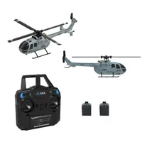 Aeronave Eléctrico/RC C127 C186 C128 2.4G Helicóptero 4 Propulsoras 6 Axis Gyro Sentry Drone Single Paddle Gyroscopio electrónico para la estabilización 221128