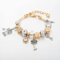 Bracelets de charme Annapaer Catena verrure les clés du cœur Bangles Fit Bracelet Party Gifts For Women Jewelry B19040