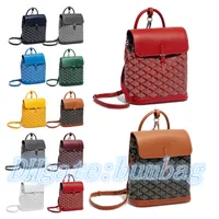 Luxury womens mens bookbags school bag Designer Goya Mini Alpin Backpack CrossBody tote handbags bookbag Genuine leather Detachable shoulder strap satchel Bags
