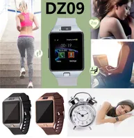 Smart Watch DZ09 Wristband SIM Intelligent Sport Watches Answer Call Sleep Monitor Camera Record Puss Meassege Pedometer Human Con4864362