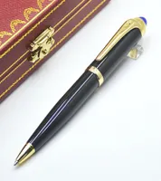 Luxe kerstcadeau Pen Limited Edition R -serie CA Metal Ballpoint Black Silver Railles Steel School Office Writing Bal9455019