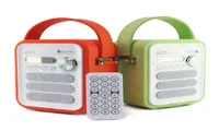 Mode ny uts￶kta ibox p50 multimedia l￤derbelagda Bluetooth -h￶gtalare med FM Radio TFUSB Mp3 Player Wood Portable Music Box3363801