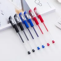 European Standard Gel Pen 0.5m Point Black Blue And Red Water-based Office Stationery Oil-based Carbon