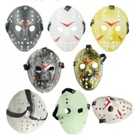6 Stil Tam Yüz Masquerade Maskeleri Jason Cosplay Kafatası Maskesi Jason Vs Cuma Korku Hokeyi Cadılar Bayramı Kostüm Korkunç Maske Festivali Parti Maskeleri GC1128X2