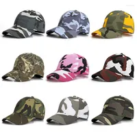 Berets Camo Baseball Hats Dad Hat Camouflage Tactical Patch Army Cap Unisex Trucker