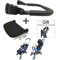 Stroller Parts Accessories Baby Leather Armrest and Extend Leg Rest Hle Protective Cover for Babyzen Yoyo2 Yoya YOYO 2 221125