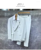 Erkek Suit Moda ZC9670 Erkek Setleri 2022 Pist Lüks Avrupa Tasarım Partisi Tarzı Giyim