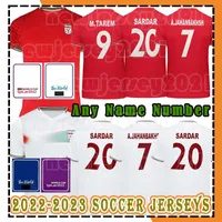 22-23 إيران كرة القدم القمصان الوطنية