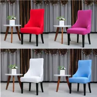 Chair Covers Stretch Dining Elastic Printed Kitchen Arc Computer Cover Slipcovers For Wedding Banquet Restaurant El
