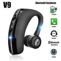 Cell Phone Earphones V8 V9 Ear Hook Long Standby Noise Reduction Wireless Business Bluetooth Headset Endurance Hanging Business headsets Drive Call Sports Earbuds