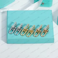 Fashion U-shaped necklace bracelet Women's stainless steel couple pendant Luxury jewelry around the neck Valentine's Day gift accessories wholesale with box