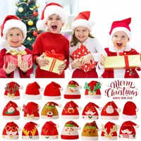 Ball Caps Christmas Hat Xmas Holiday For Adults Unisex Santa Party Supplies Decoration Beanies Navidad 25