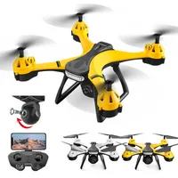 Yezhou FPV Race Mini Pro Drone avec grand angle HD 4K Camera Aerial Photography 480p Quadcopter 15 minutes Flight Infrared Frated Eviter