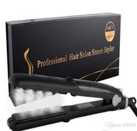 Professionelles Argan￶l -Dampf Haargl￤tter Straight Hair Combs Flat Iron Injection Painting 450f Glattung Haarpflege Styli1569943