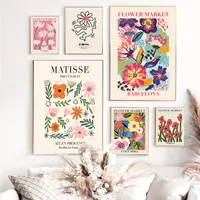 Gemälde Matisse Poster abstrakter Leinwand Malerei Keith Wall Art Flower Market Poster und Druckbilder für Wohnzimmer Wohnkultur 221128