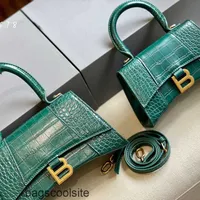 Crocodile Balencigas Bags One 22s Classic Woman Handsel Pure Bag Purehide Hourglass Messenger con caja H5er Yiwm