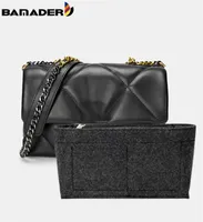 BAMADER Handbag Women Makeup Organiser Felt Insert liner Travel Organizer Portable Cosmetic Bag Shaper For Neonoe 2206022996076