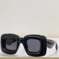 Black Sunglasses LW40098I mens and womens Oval acetate fibre stereoscopic frame fashion classic trend brand glasses outdoor driving UV400 designer glasses