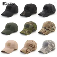 Berets 1PCS Adjustable Summer Military Baseball Caps Camouflage Tactical Army Soldier Combat Paintball Snapback Sun Hats Men Women