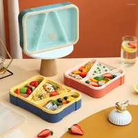 Serviesgoed sets Bento lunchbox lekbestendige magnetron veilige opslagcontainers met compartimenten voor kantoorwerkpicknick