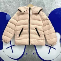 Down Coat Winter luxury children's coat girls' cotton down autumn winter designer simple warm hooded 221125