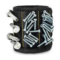 Tool Bag Magnetic Wristband Portable Magnet Electrician Wrist Belt Screws Nails Drill Bits Bracelet For Repair Assist 221128