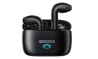 Lenovo LP50 TWS Bluetooth Kulaklıklar 9D Stereo Su Geçirmez Silikon Kablosuz Kulaklıklar İPhone 13 için MIC238U1976096