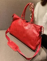 High quality men female luxury designer travel luggage bag men totes leather handbag duffle bag luxury designer bags 45CM1659013