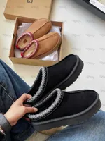 Womens Tazz Slippers Fur Slides Classic Ultra Mini Platform Boot Tasman Slip-on Les Petites Suede Wool Blend Comfort Winter Designer Clogs Mules Booties 35-40