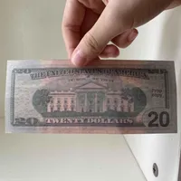 20 Money Fake Dollar Bills Banknotes Price Business Prop Men Nanknote 02 Gifts 100/Pack Wugra RHVNC